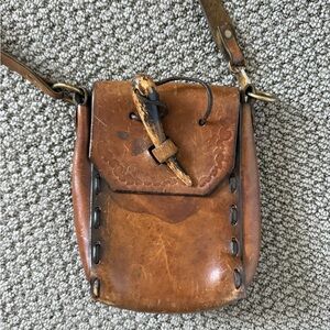 Genuine leather purse bag gorgeous hiooie boho